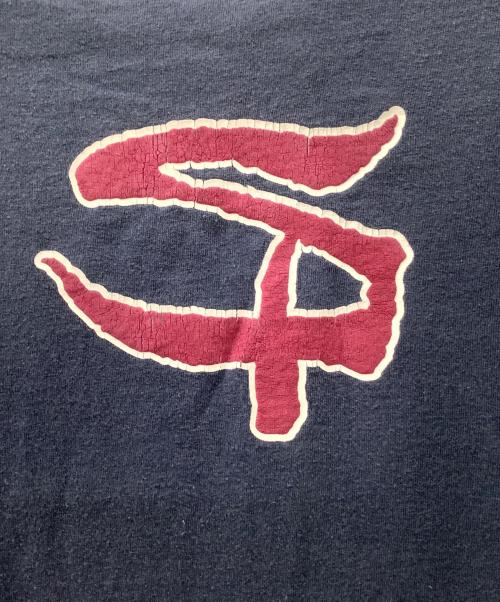 stussy（ステューシー）stussy (ステューシー) プリントTシャツ 紺タグ ネイビー サイズ:Mの古着・服飾アイテム