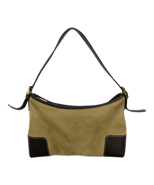 LOEWE（ロエベ）LOEWE (ロエベ) ワンショルダーバッグ ベージュ×ブラウンの古着・服飾アイテム