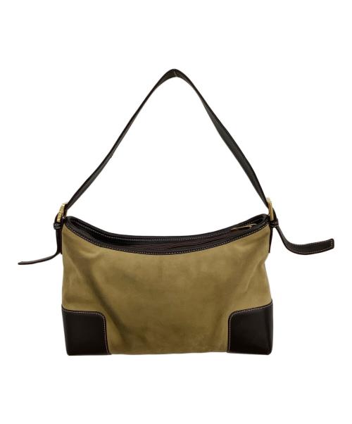 LOEWE（ロエベ）LOEWE (ロエベ) ワンショルダーバッグ ベージュ×ブラウンの古着・服飾アイテム
