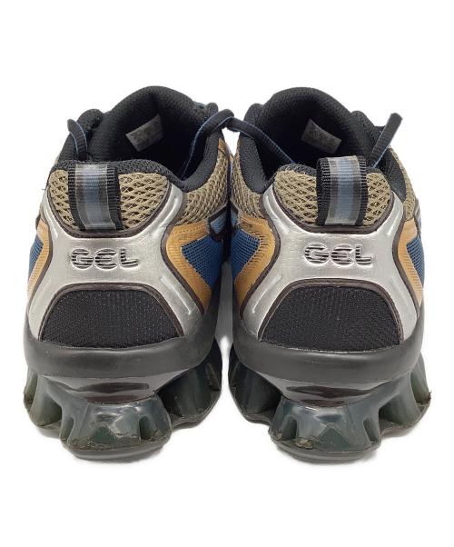 asics（アシックス）asics (アシックス) GEL-QUANTUM KINETIC ブラウン×ゴールド サイズ:27.5の古着・服飾アイテム