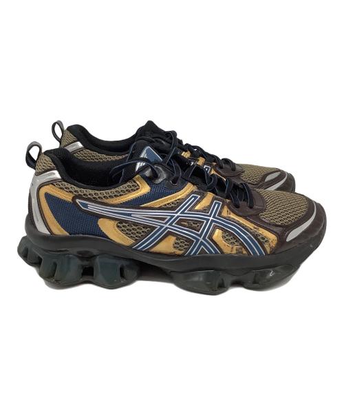 asics（アシックス）asics (アシックス) GEL-QUANTUM KINETIC ブラウン×ゴールド サイズ:27.5の古着・服飾アイテム