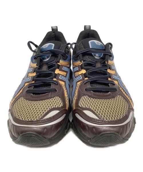 asics（アシックス）asics (アシックス) GEL-QUANTUM KINETIC ブラウン×ゴールド サイズ:27.5の古着・服飾アイテム