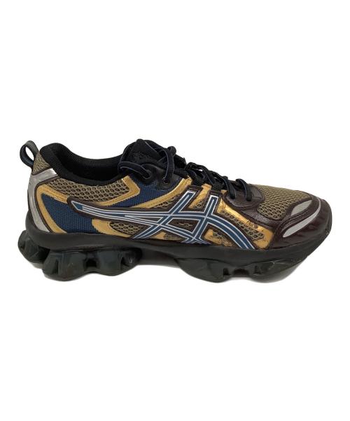 asics（アシックス）asics (アシックス) GEL-QUANTUM KINETIC ブラウン×ゴールド サイズ:27.5の古着・服飾アイテム