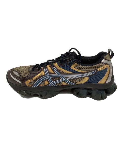 asics（アシックス）asics (アシックス) GEL-QUANTUM KINETIC ブラウン×ゴールド サイズ:27.5の古着・服飾アイテム