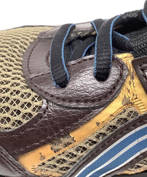 asics（アシックス）asics (アシックス) GEL-QUANTUM KINETIC ブラウン×ゴールド サイズ:27.5の古着・服飾アイテム
