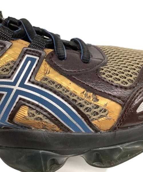 asics（アシックス）asics (アシックス) GEL-QUANTUM KINETIC ブラウン×ゴールド サイズ:27.5の古着・服飾アイテム