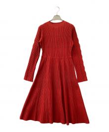 CELFORD（セルフォード）の古着「長袖ワンピース」｜レッド