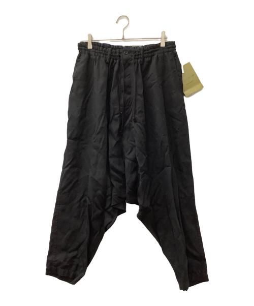 YOHJI YAMAMOTO（ヨウジヤマモト）YOHJI YAMAMOTO (ヨウジヤマモト) ALEXANDROS (アレキサンドロス) サルエルパンツ ブラック サイズ:3の古着・服飾アイテム