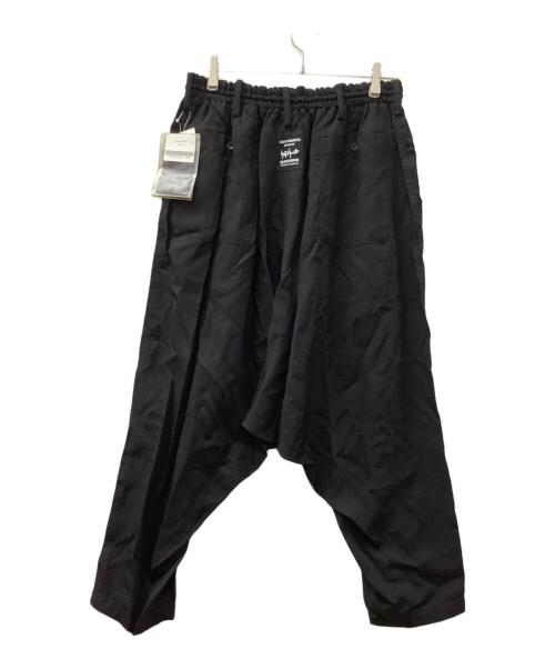YOHJI YAMAMOTO（ヨウジヤマモト）YOHJI YAMAMOTO (ヨウジヤマモト) ALEXANDROS (アレキサンドロス) サルエルパンツ ブラック サイズ:3の古着・服飾アイテム