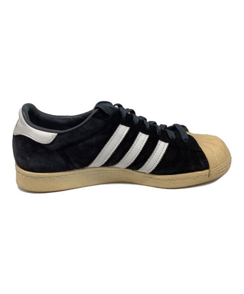 adidas（アディダス）adidas (アディダス) SUPER STAR 80s DLX SUEDE ブラック サイズ:US101/2の古着・服飾アイテム