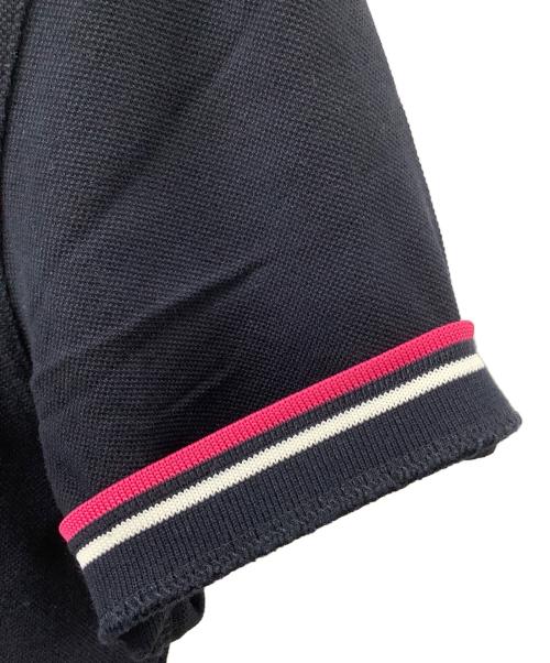 FRED PERRY（フレッドペリー）FRED PERRY (フレッドペリー) ポロシャツ ネイビー×ピンク サイズ:Mの古着・服飾アイテム