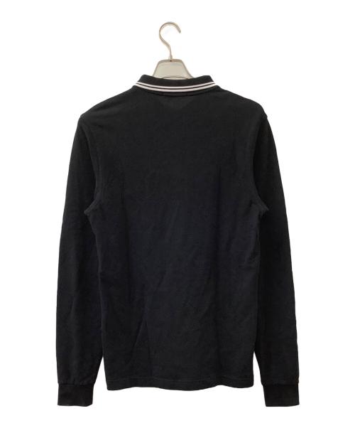 FRED PERRY（フレッドペリー）FRED PERRY (フレッドペリー) ポロシャツ ブラック×ホワイト サイズ:Mの古着・服飾アイテム