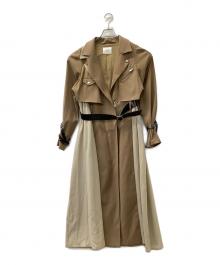 Ameri（アメリ）の古着「RIDERS DETAIL COAT」｜ベージュ