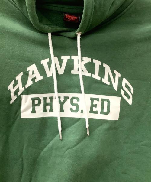 NIKE（ナイキ）NIKE (ナイキ) STRANGERTHINGS (ストレンジャーシングス) パーカー グリーン サイズ:XLの古着・服飾アイテム