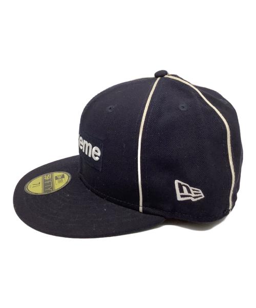 New Era（ニューエラ）New Era (ニューエラ) SUPREME (シュプリーム) キャップ ブラック×グリーン サイズ:7 3/8 (58.7cm）の古着・服飾アイテム