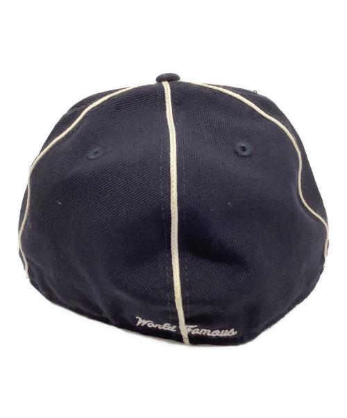 New Era（ニューエラ）New Era (ニューエラ) SUPREME (シュプリーム) キャップ ブラック×グリーン サイズ:7 3/8 (58.7cm）の古着・服飾アイテム