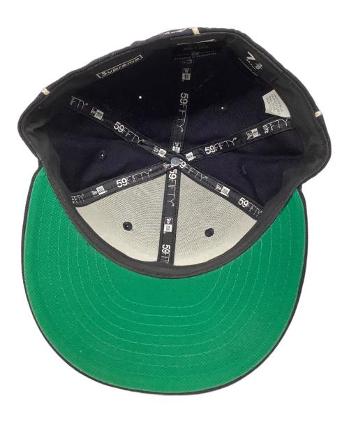 New Era（ニューエラ）New Era (ニューエラ) SUPREME (シュプリーム) キャップ ブラック×グリーン サイズ:7 3/8 (58.7cm）の古着・服飾アイテム
