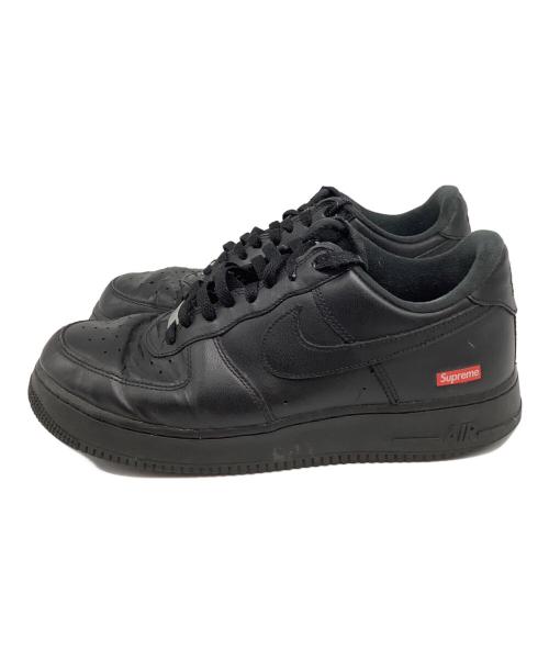 NIKE（ナイキ）NIKE (ナイキ) SUPREME (シュプリーム) Supreme × Nike Air Force 1 Low  ブラック サイズ:US10.5の古着・服飾アイテム