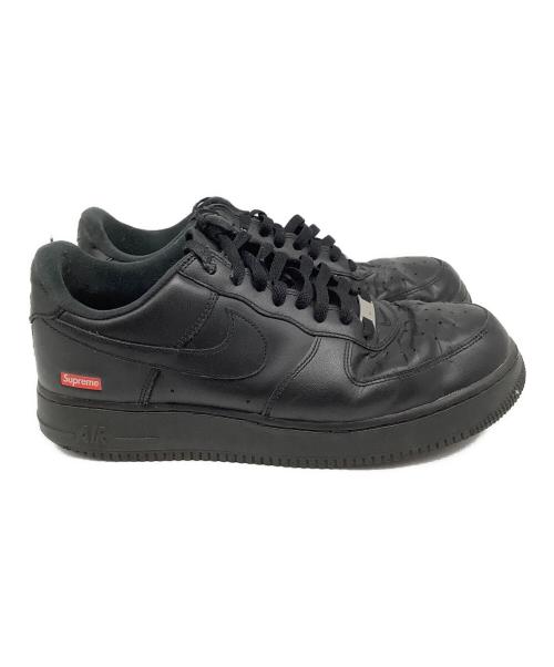 NIKE（ナイキ）NIKE (ナイキ) SUPREME (シュプリーム) Supreme × Nike Air Force 1 Low  ブラック サイズ:US10.5の古着・服飾アイテム