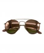 RAY-BANレイバン）の古着「ROUND DOUBLE BRIDGE」｜アリスタゴールド