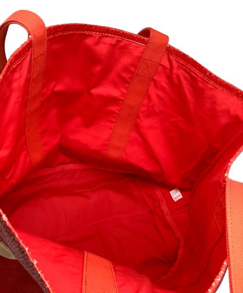 SUPREME（シュプリーム）SUPREME (シュプリーム) RAFFIA TOTE レッドの古着・服飾アイテム