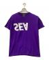GOD SELECTION XXX（ゴッド セレクション トリプルエックス）の古着「半袖Tシャツ」｜パープル