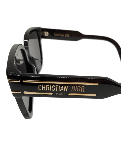 Christian Dior（クリスチャン ディオール）Christian Dior (クリスチャン ディオール) シグネチャーサングラス ブラック サイズ:58□18の古着・服飾アイテム