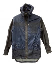 DIESEL（ディーゼル）の古着「ジャケット」｜インディゴ×ブラック