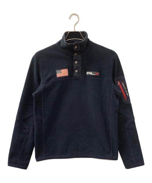 RLX RALPH LAUREN（アールエルエックスラルフローレン）RLX RALPH LAUREN (アールエルエックスラルフローレン) フリースジャケット ネイビー サイズ:Sの古着・服飾アイテム