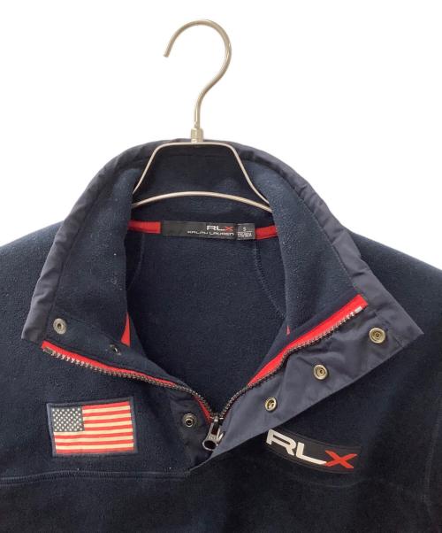 RLX RALPH LAUREN（アールエルエックスラルフローレン）RLX RALPH LAUREN (アールエルエックスラルフローレン) フリースジャケット ネイビー サイズ:Sの古着・服飾アイテム