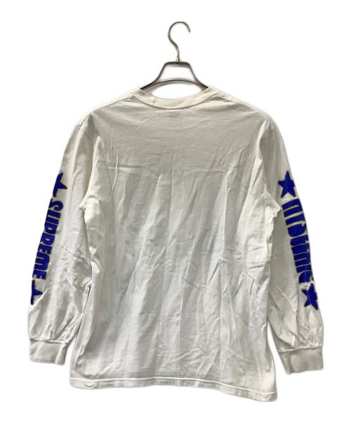 SUPREME（シュプリーム）SUPREME (シュプリーム) Hysteric Glamour (ヒステリックグラマー) 長袖カットソー ホワイト サイズ:Mの古着・服飾アイテム