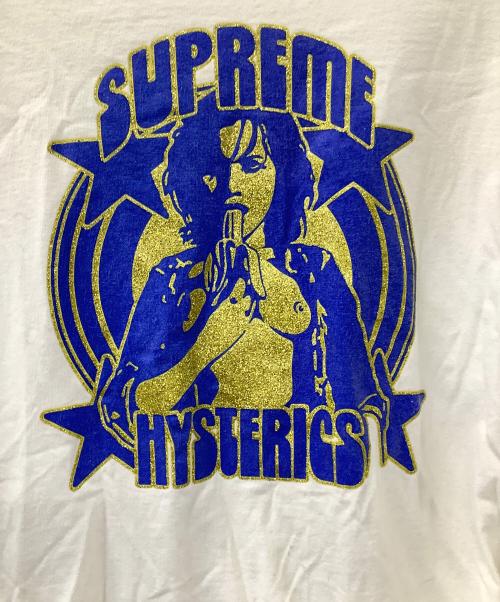 SUPREME（シュプリーム）SUPREME (シュプリーム) Hysteric Glamour (ヒステリックグラマー) 長袖カットソー ホワイト サイズ:Mの古着・服飾アイテム