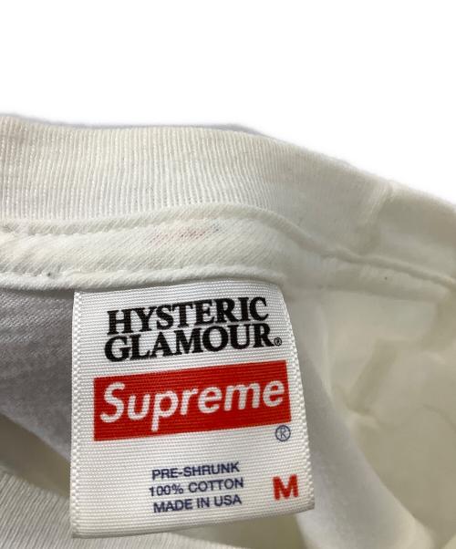 SUPREME（シュプリーム）SUPREME (シュプリーム) Hysteric Glamour (ヒステリックグラマー) 長袖カットソー ホワイト サイズ:Mの古着・服飾アイテム