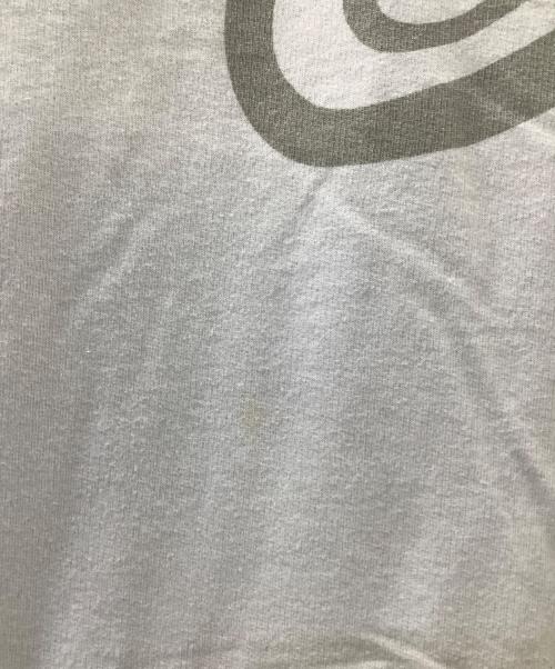 stussy（ステューシー）stussy (ステューシー) 長袖カットソー グレー×ホワイト サイズ:XLの古着・服飾アイテム