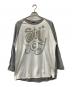stussy（ステューシー）の古着「長袖カットソー」｜グレー×ホワイト