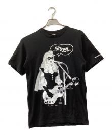 stussy×Jaime Hernandez（ステューシー）の古着「半袖カットソー」｜ブラック