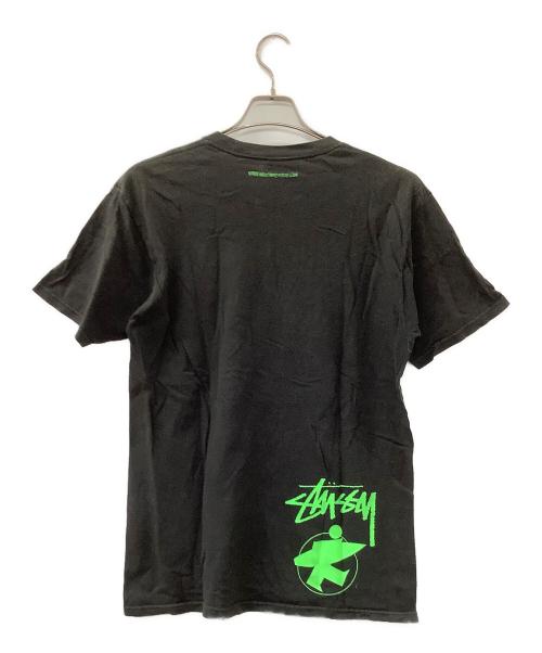stussy（ステューシー）stussy (ステューシー) JAM HOME MADE (ジャムホームメイド) 半袖カットソー ブラック×グリーン サイズ:Mの古着・服飾アイテム