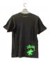 stussy (ステューシー) JAM HOME MADE (ジャムホームメイド) 半袖カットソー ブラック×グリーン サイズ:M：5000円
