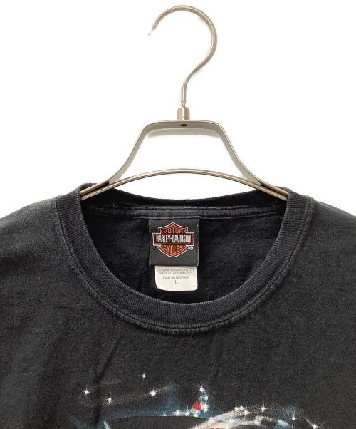 HARLEY-DAVIDSON（ハーレーダビッドソン）HARLEY-DAVIDSON (ハーレーダビッドソン) スカルボーントランプ ブラック サイズ:Lの古着・服飾アイテム