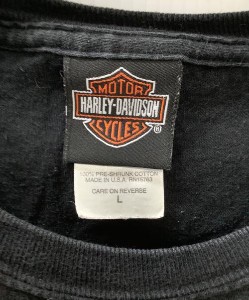 HARLEY-DAVIDSON（ハーレーダビッドソン）HARLEY-DAVIDSON (ハーレーダビッドソン) スカルボーントランプ ブラック サイズ:Lの古着・服飾アイテム