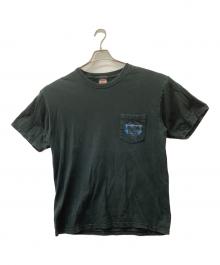 HARLEY-DAVIDSON（ハーレーダビッドソン）の古着「ポケットTシャツ」｜ブラック×ブルー