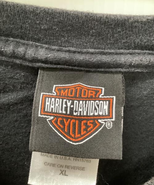 HARLEY-DAVIDSON（ハーレーダビッドソン）HARLEY-DAVIDSON (ハーレーダビッドソン) LOONEY TUNES (ルーニーチューンズ) 半袖カットソー ブラック サイズ:XLの古着・服飾アイテム
