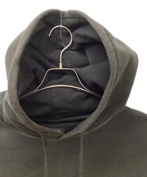 stussy（ステューシー）stussy (ステューシー) CONTRAST STITCH LABEL HOODIE ブラック サイズ:Lの古着・服飾アイテム