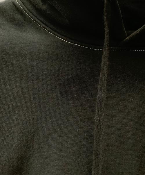 stussy（ステューシー）stussy (ステューシー) CONTRAST STITCH LABEL HOODIE ブラック サイズ:Lの古着・服飾アイテム