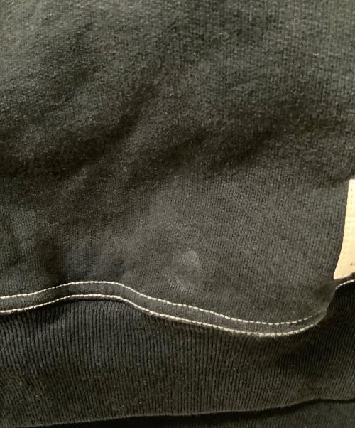 stussy（ステューシー）stussy (ステューシー) CONTRAST STITCH LABEL HOODIE ブラック サイズ:Lの古着・服飾アイテム