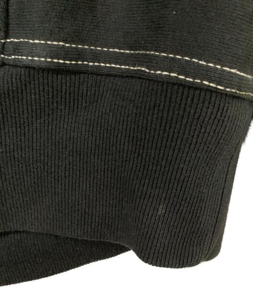 stussy（ステューシー）stussy (ステューシー) CONTRAST STITCH LABEL HOODIE ブラック サイズ:Lの古着・服飾アイテム