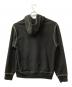 stussy (ステューシー) CONTRAST STITCH LABEL HOODIE ブラック サイズ:L：15000円