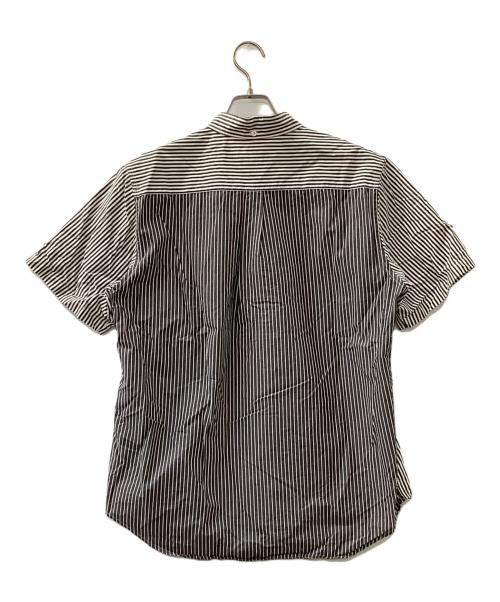 stussy（ステューシー）stussy (ステューシー) 半袖シャツ グレー×ホワイト サイズ:Mの古着・服飾アイテム