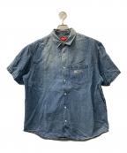 SUPREMEシュプリーム）の古着「Invert Denim S/S Shirt」｜インディゴ