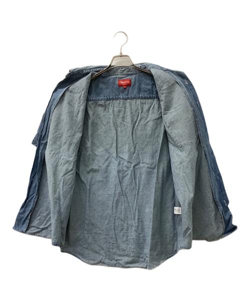 SUPREME（シュプリーム）SUPREME (シュプリーム) Invert Denim S/S Shirt インディゴ サイズ:Lの古着・服飾アイテム